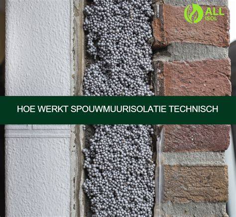 Infographic: Hoe werkt spouwmuurisolatie en welke materialen worden gebruikt?