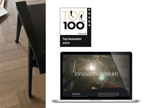 Logo van Parador met de vermelding Top Innovator 2022