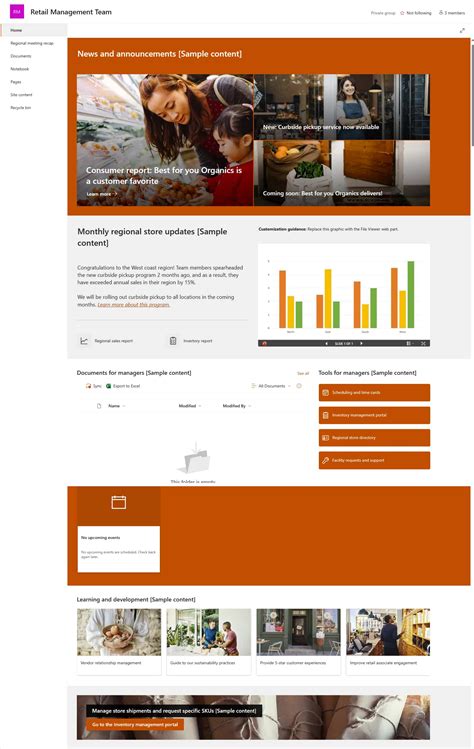 Move image slider intranet voorbeeld