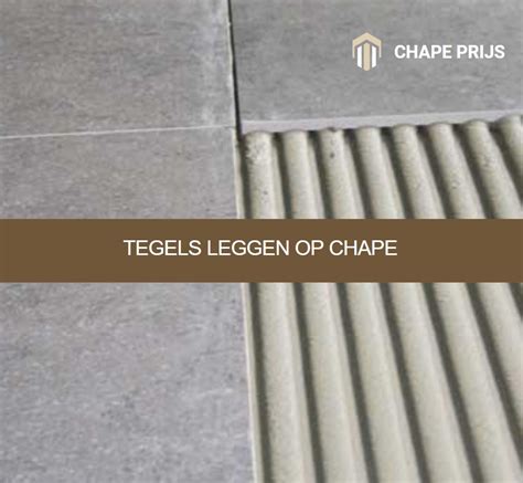 Infographic: Stappenplan Tegels op chape