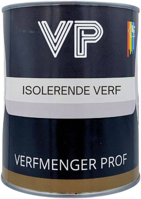 Schema van lagen bij isolerende muurverf: ondergrond - primer - isolerende verf - afwerklaag
