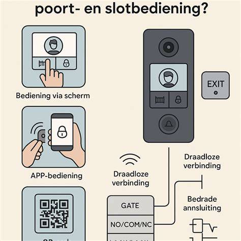 Infographic: Verschillende manieren om slimme sloten te openen (Bluetooth, wifi, geofencing, keypad, vingerafdruk, NFC)