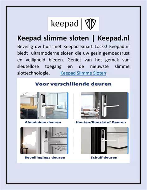 Diagram: Toegangsopties en beveiligingsniveaus van slimme sloten