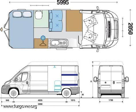 Plattegrond deurconnecties Fiat Ducato