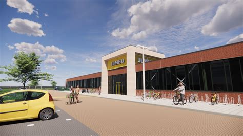 Interieurfoto van de vernieuwde Jumbo Wijk bij Duurstede met nadruk op de verskeuken en koffiehoek.