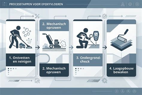 Infographic: Stappenplan epoxy schilderen en plamuur maken
