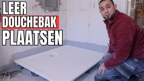 Schema: Plaatsingsvolgorde douchehoek (douchebak vs tegelvloer)