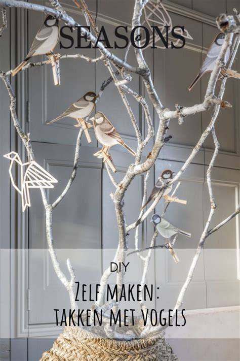Klimophaag met vogels