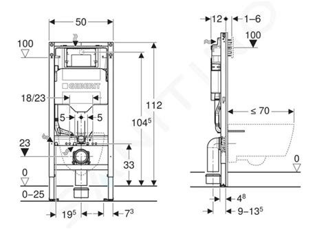 Infographic: componenten en installatiestappen van een hangend toilet