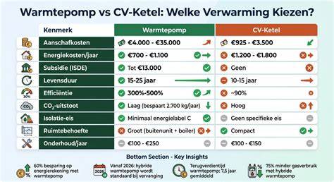 Grafiek: Kostenvergelijking elektrisch vs. CV verwarming