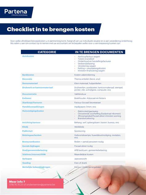 Checklist: kosten en levensduur