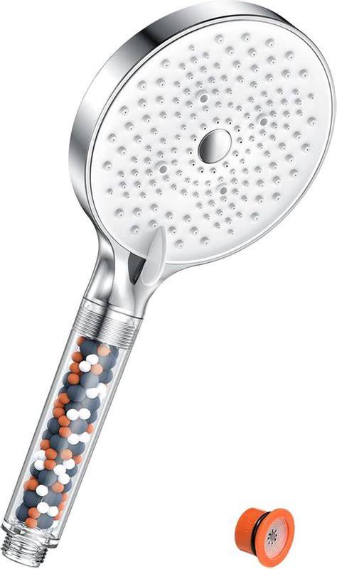Offo handdouche 130 mm met 6 straalsoorten - grote dekking