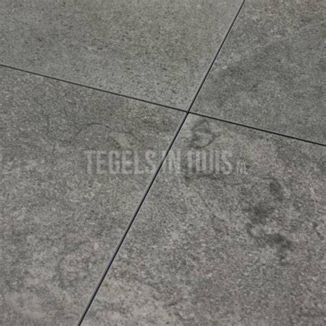 Stone base antraciet 60x60 tegelpatroon