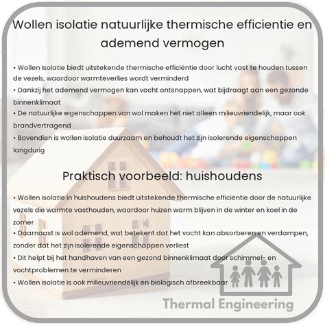 Diagram: eigenschappen vlasisolatie (vochtopname, ademend vermogen, brandveiligheid)
