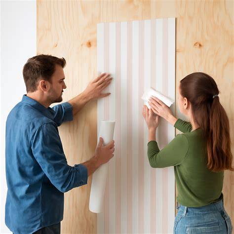 Infographic: Stappenplan voor behangen op hout en MDF