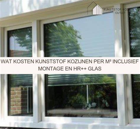 Infographic: Kostenindicatie kunststof kozijnen per type woning en glas