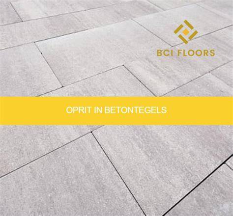 Infographic: Veelvoorkomende formaten en diktes van betontegels