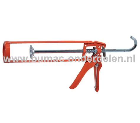 Afbeelding van het aanbrengen van kit met een kitpistool