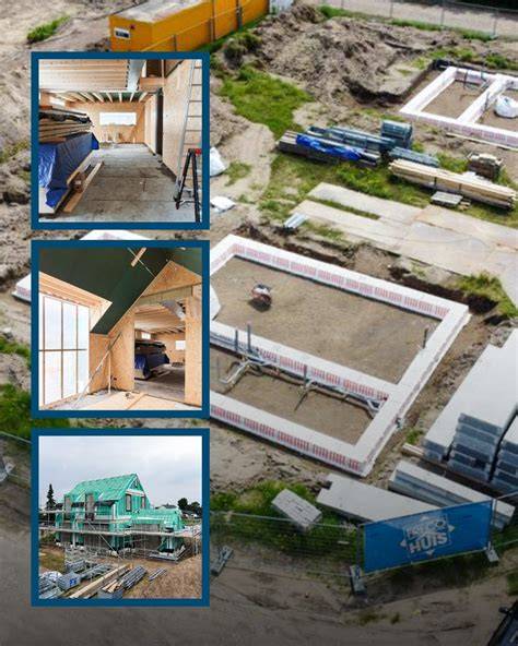 Illustratie: casco wind- en waterdicht na prefab montage