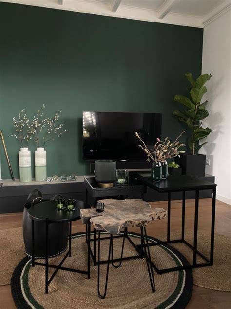 Groene woonkamer inspiratie kaart