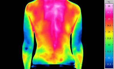 Thermografie infrarood afbeelding van lekkage