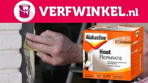 Afbeelding: Veel voorkomende toepassingen van Alabastine vullers op hout