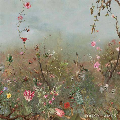 Ideeënkaart van Daisy James-The Dream behang: kleurrijke bloemen en landschap