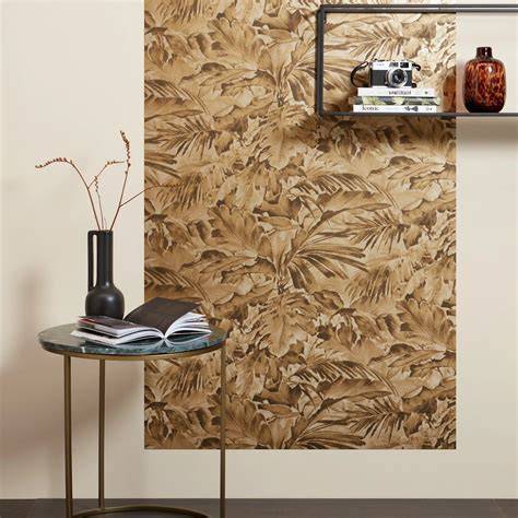 Palm behang en metallic details infographic
