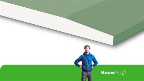 Gipsplaten aangebracht op groene dakplaten, klaar voor stucwerk