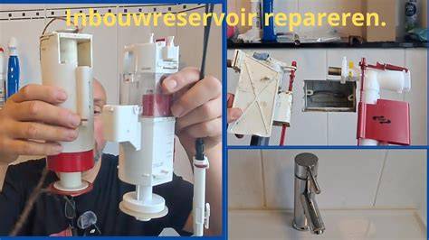 Diagram: serviceopening en spoelmechanisme
