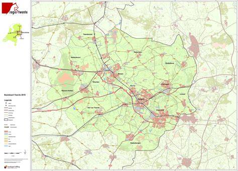 Kaart: Twente klimaat en beste gevelwerkperioden