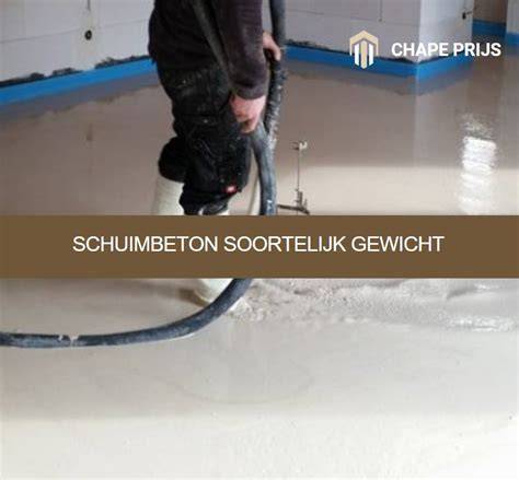 Infographic: Schuimbeton versus regulier beton - gewicht, isolatie en toepassingen