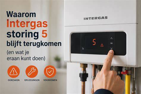 Infographic: Intergas thermostaatinstellingen en drukpunten