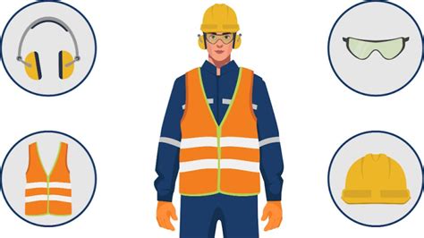 Illustratie van een veilige werkplek met PBM en vastgezet werkstuk.