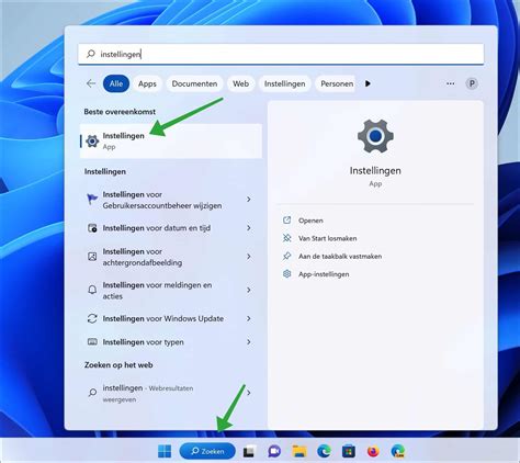 Infographic: Overzicht van de stappen om een app te vinden en te openen in Windows