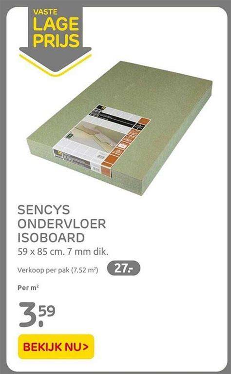Infographic: Sencys Isoboard eigenschappen en installatie