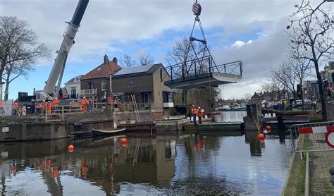 Foto-impressie van de vernieuwde brug en kabelwerk