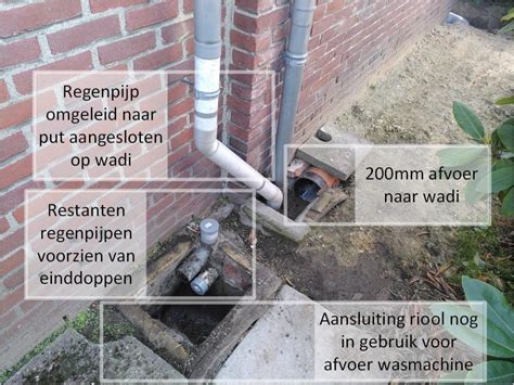 Infographic over regenpijpen en afvoeren