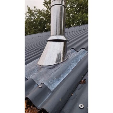 Dakdoorvoer met loodslab voor pannendak