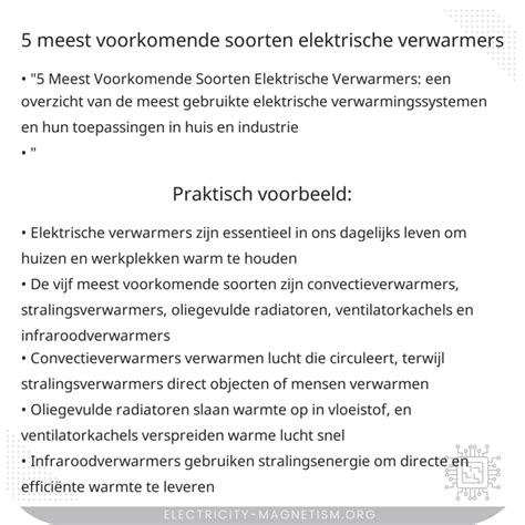 Infographic met de meest voorkomende storingen aan elektrische vloerverwarming