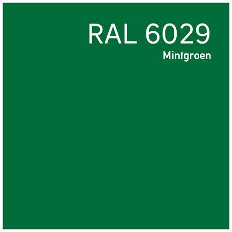 RAL 6029 mintgroen kleurcode