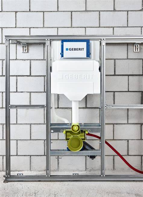 Diagram: Geberit GIS en Duofix componenten