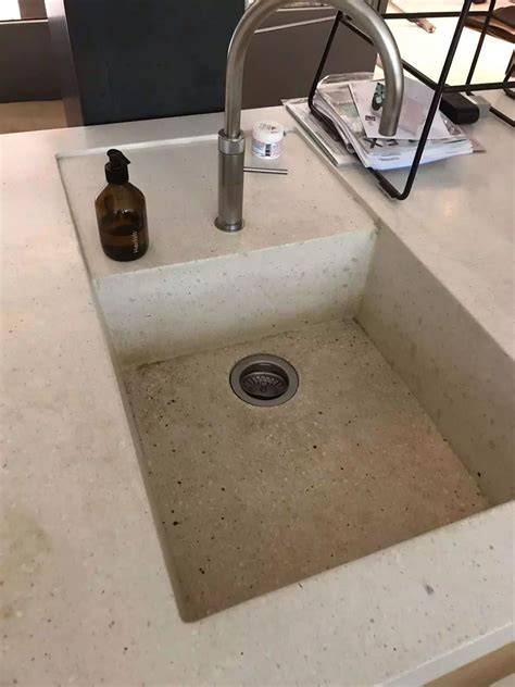 Illustratie van Terrazzo spoelbak productieproces