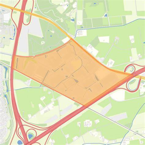 Kaart: Bedrijvenpark Ecofactorij in Apeldoorn en nabijgelegen Epe