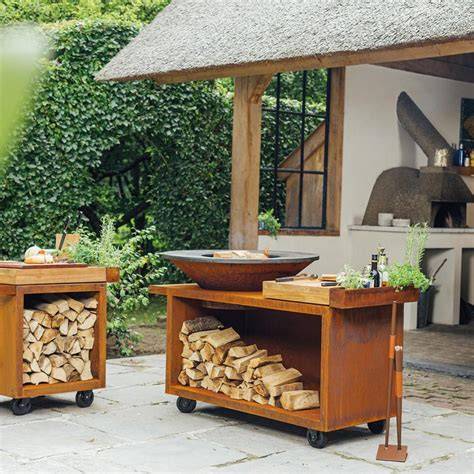 Schematiseer de dekking voor tuinobjecten: tuinmeubelen, buitenkeuken, jacuzzi/zwembad, barbecue, schutting en erfafscheiding.