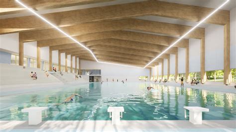 Afbeelding van de architectuur en toekomstige verbindingen van Sportpark Glanerbrook