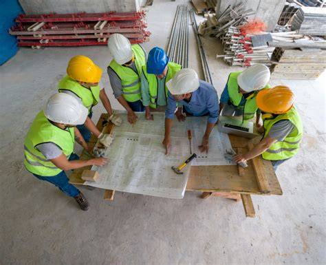 Infographic: Deelprocessen van een bouwproject met bouwteam