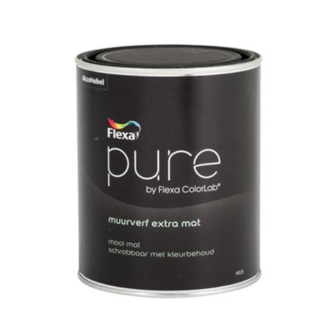 Diagram: lagen en dekking Flexa Pure Extra Mat vs. zijdezachte afwerking