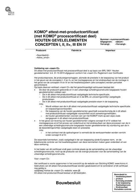Certificering EPS-parels BRL 2121 en BRL 2110 KOMO