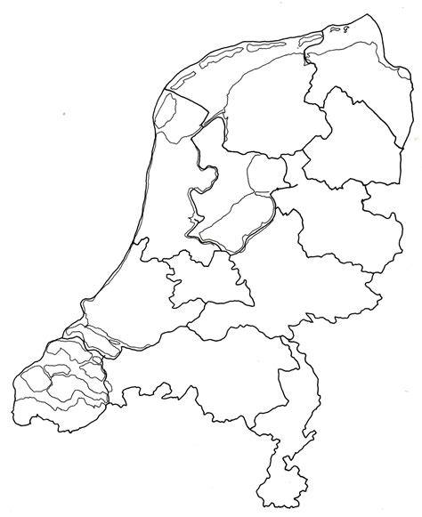 Kaart: Vestigingen van De Beren in Nederland (schematisch)